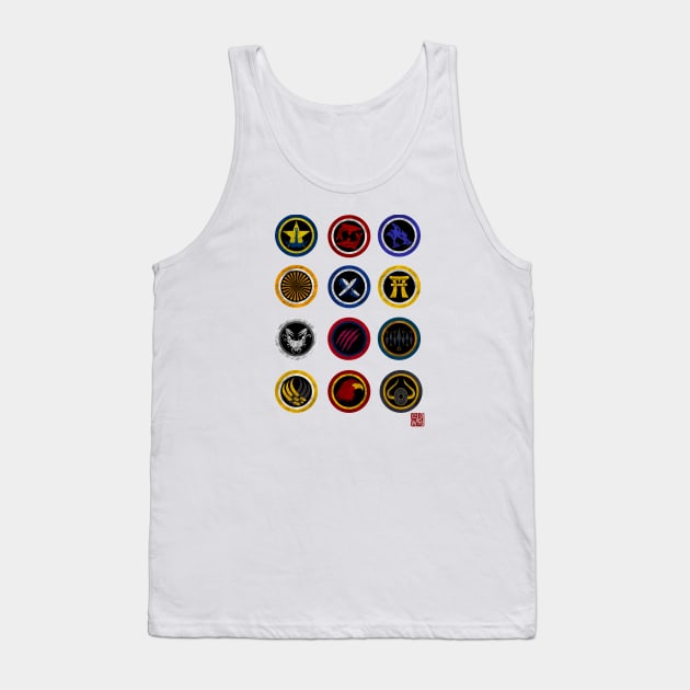 Samurai Kamon Tank Top by BennySensei